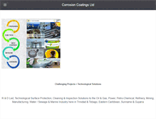 Tablet Screenshot of corrosioncoatingsltd.com